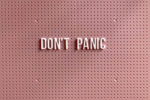 don't panic with anxiety