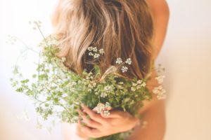 Woman With Plant