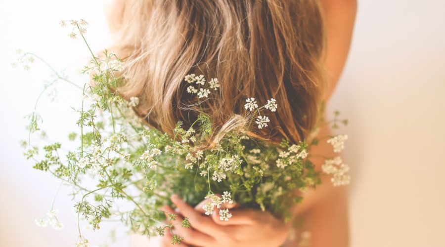 Woman With Plant